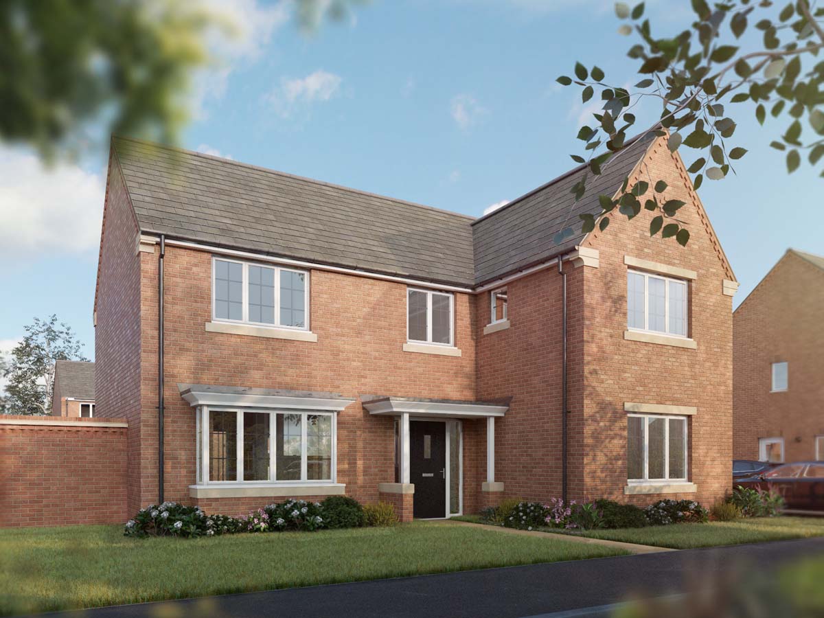 Plot 368 Thorpebury in the Limes New Build Houses For Sale from