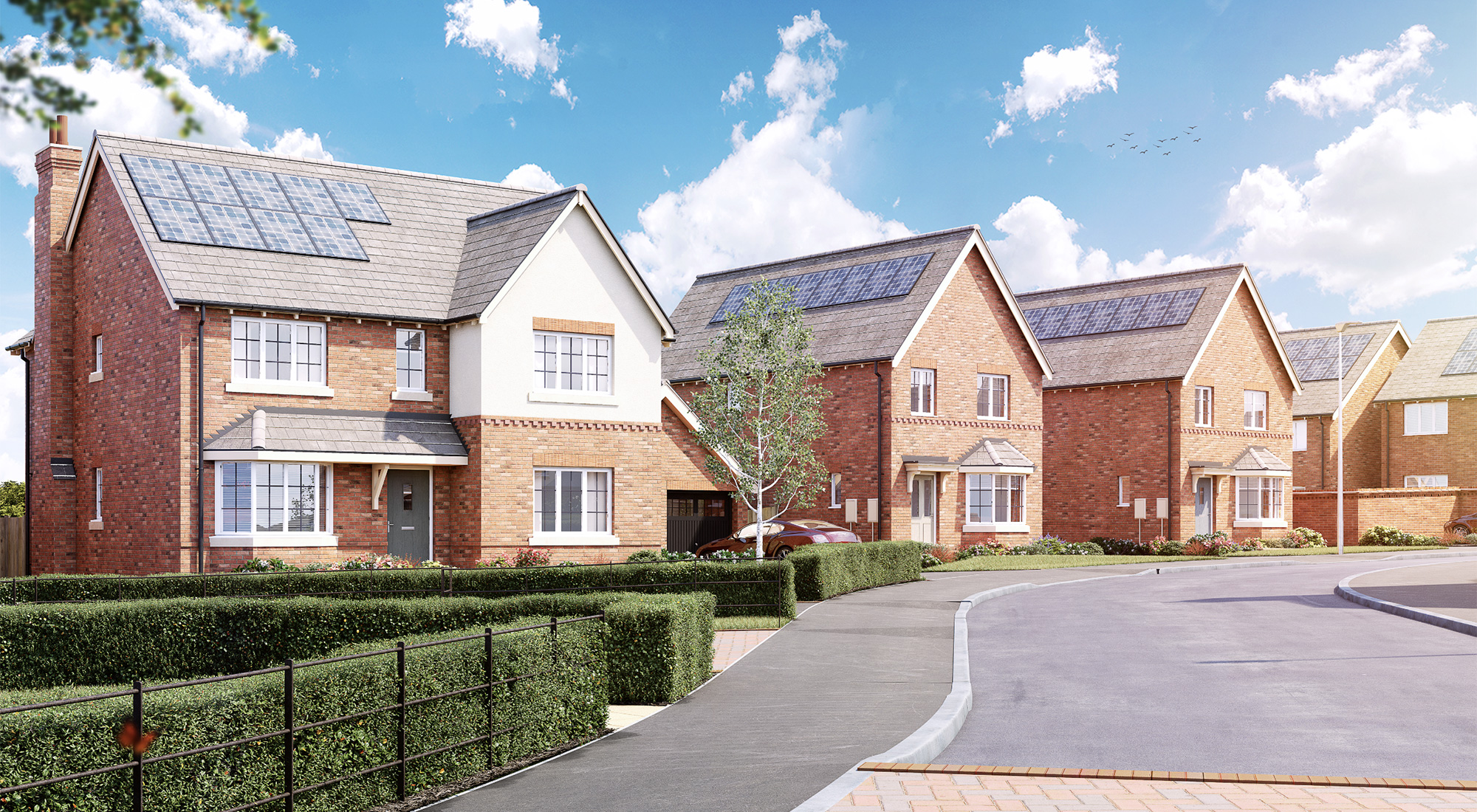 Ecofriendly homes launched in soughtafter village New Build Houses