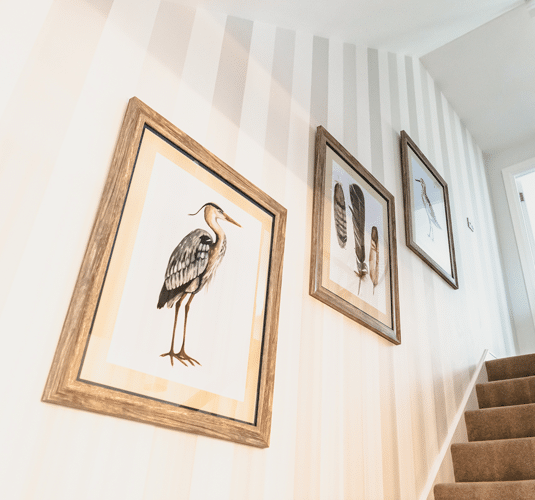 Make a statement with some hanging art